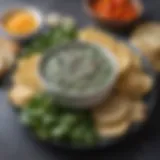 A vibrant bowl of spinach dip showcasing fresh ingredients