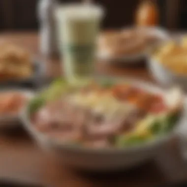 Delight in a Nutritious and Satisfying Meal Satisfied diner enjoying a Subway Protein Bowl