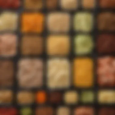 Close-up of the protein choices in the Subway Protein Bowl