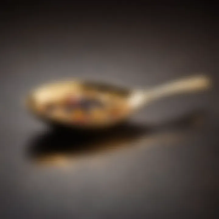 A beautifully crafted Di Oro spoon reflecting cultural heritage