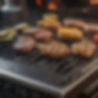 Indoor Grilling Accessories An indoor grilling setup with essential accessories