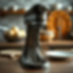 An antique cake beater showcasing its unique design