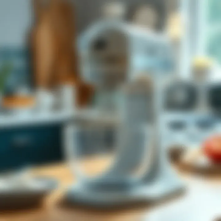 Electric Cake Beater Features A modern electric cake beater with multiple speed settings