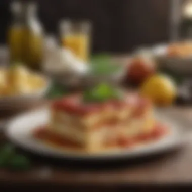 Diverse Ingredients for Ricotta Lasagna An array of ingredients for making ricotta lasagna, highlighting versatility