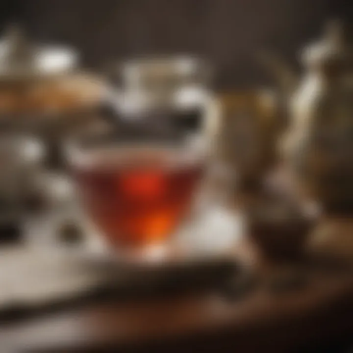 Historical references and origins of tea drinking culture