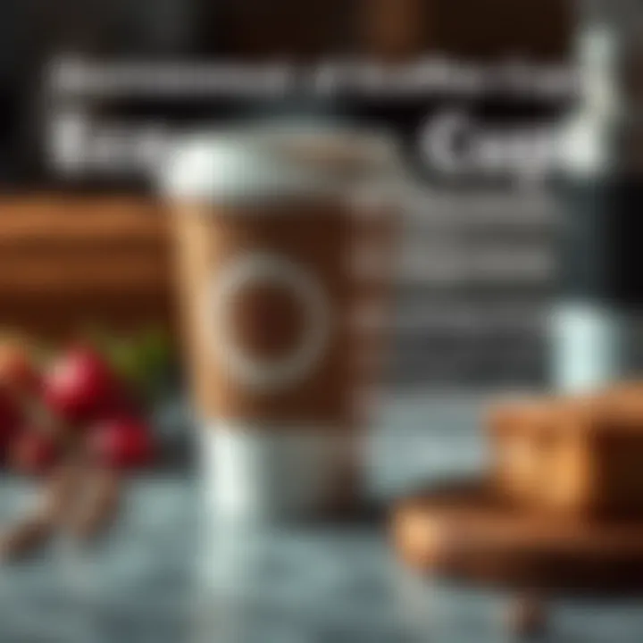 Infographic of the environmental benefits of using ecoffee cups