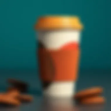 Modern ecoffee cups showcasing stylish designs