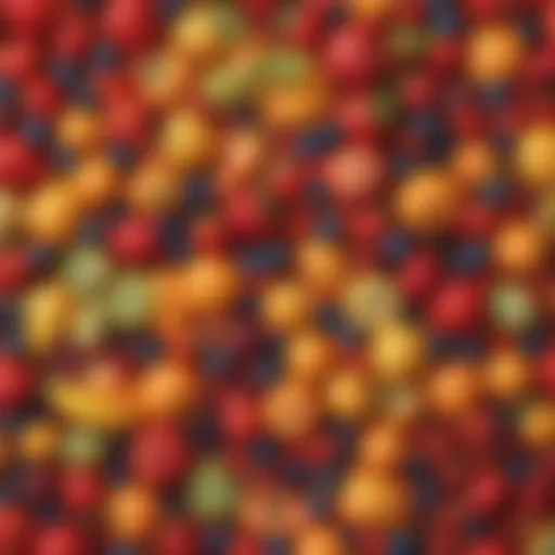 Freshly picked fruits showcasing variety and vibrancy
