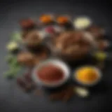 Assorted spices traditionally used in Indian spice tea