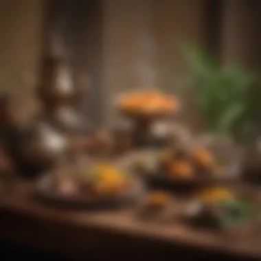 Cultural Rituals: The Art of Tea in Indian Society A traditional tea set used during Indian tea rituals