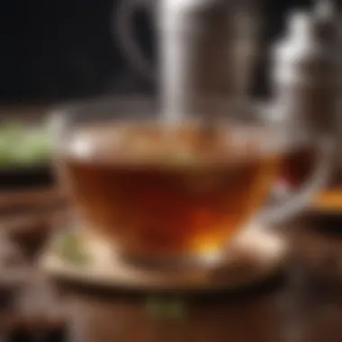 The Perfect Brew: Capturing the Essence of Indian Spice Tea A vibrant cup of brewed Indian spice tea
