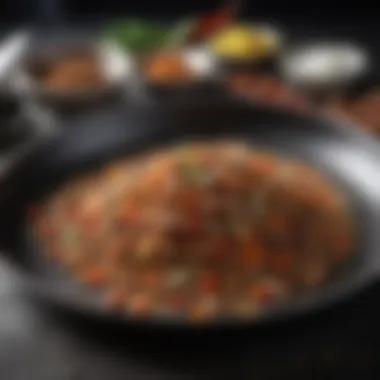 The Essence of Seasoning Close-up of the seasoning layer on a De Buyer pan