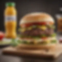 Showcasing the innovative design of the Tupperware Burger Keeper