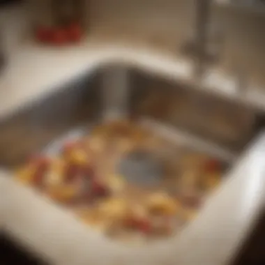 Common Drainage Problems in Kitchen Disposals Diagram illustrating common drainage problems