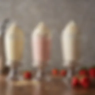 Diverse Dispenser Models Variety of whipped cream dispensers highlighting different sizes and functionalities