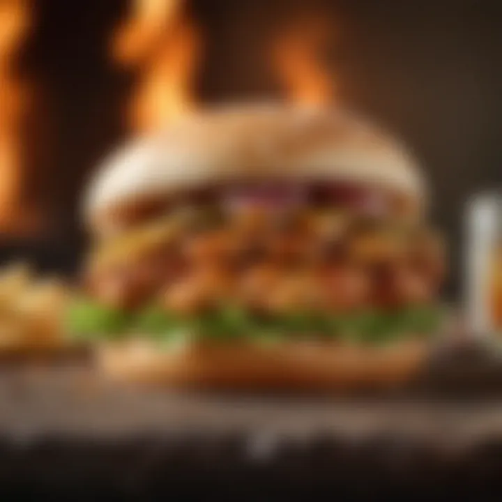 Burger King grilled chicken sandwich