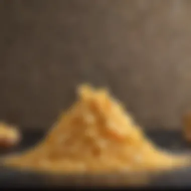 Close-up of Kraft cheese powder texture