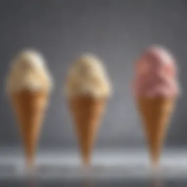 Nutritional Comparison: Non-Dairy vs Dairy Ice Cream A comparison chart of non-dairy and dairy ice cream nutritional profiles