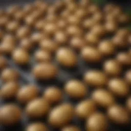 Various types of potato savers showcasing their unique designs