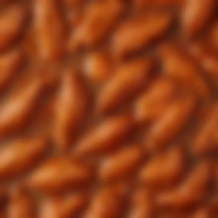 A close-up view of the texture and color of sweet and spicy wing sauce