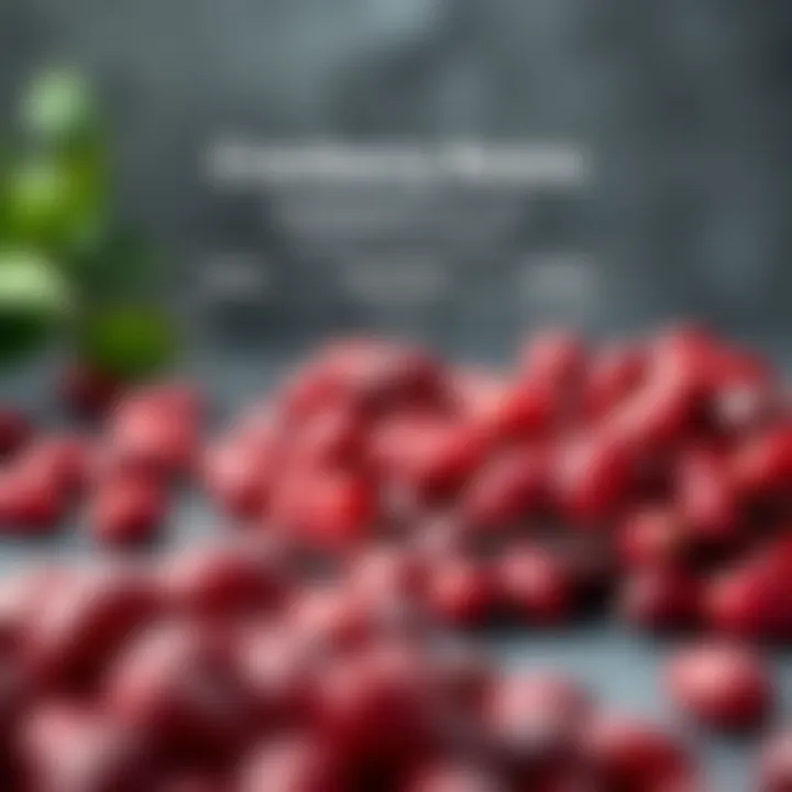 Nutritional chart highlighting the benefits of cranberry beans